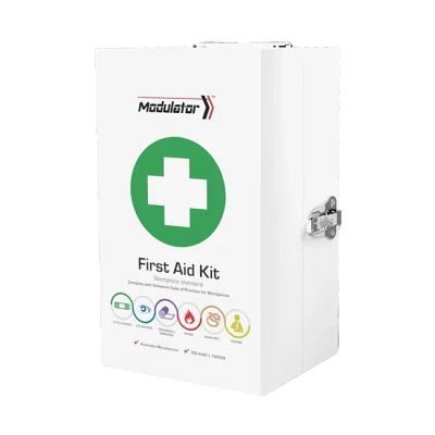 MODULATOR Series Metal Cabinet First Aid Kit - 6 Kit