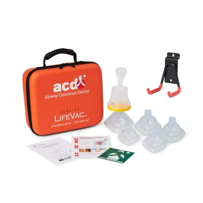 Genuine LifeVac with New Soft Case bracket + Bonus wall hook - 5 Mask Pack