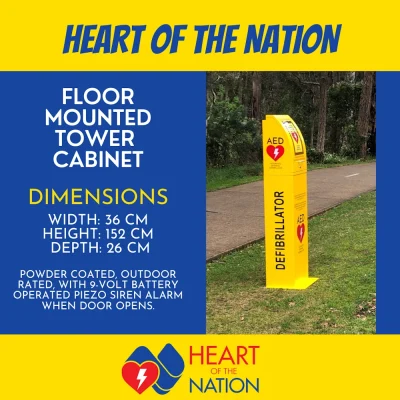 Heart of the nation floor mounted cabinet