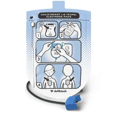 DDP-200P Pediatric Lifeline Defibrillation Pads Defibtech