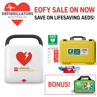 lifepak cr2 eofy with yellow carry case