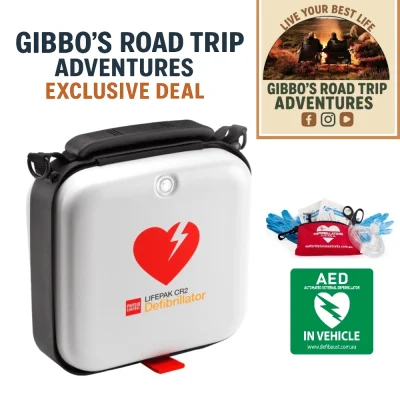 Gibbo's Road Trip Adventures Exclusive! LifePAK CR2 Defibrillator Car/Caravan Kit
