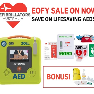 EOFY SALE! ZOLL AED 3 - Defibrillator Outdoor Wall Cabinet