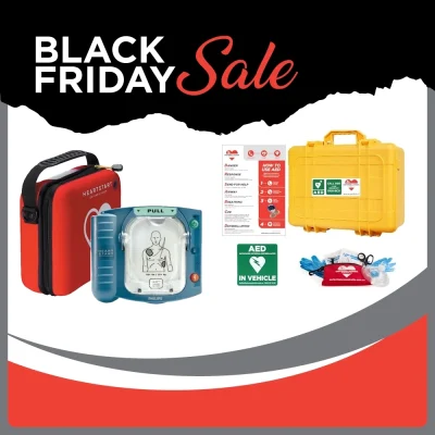 Black friday sale with yellow carry case